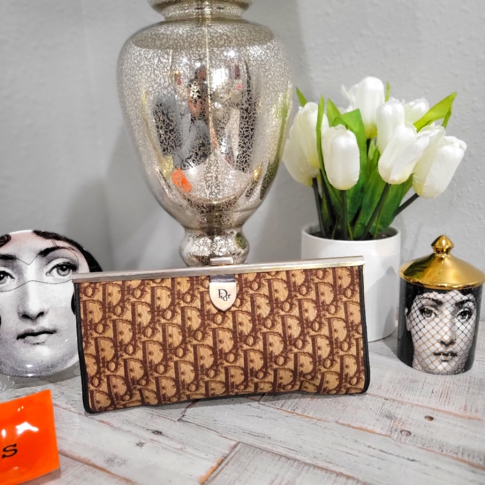 Christian dior trotter clutch